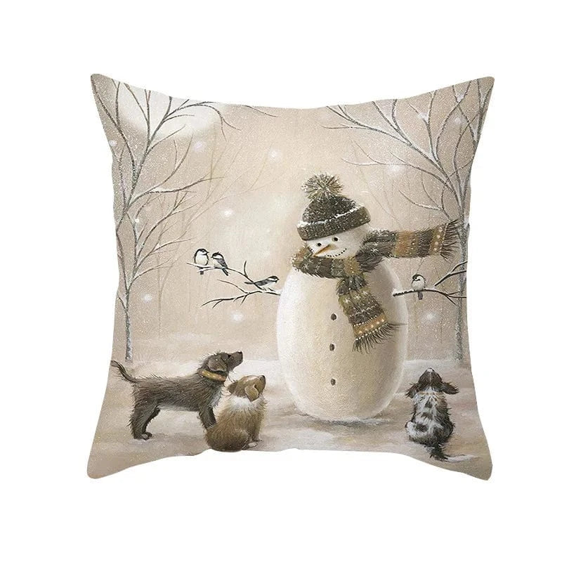 015 / 50x50cm only cover housses de coussin de noel