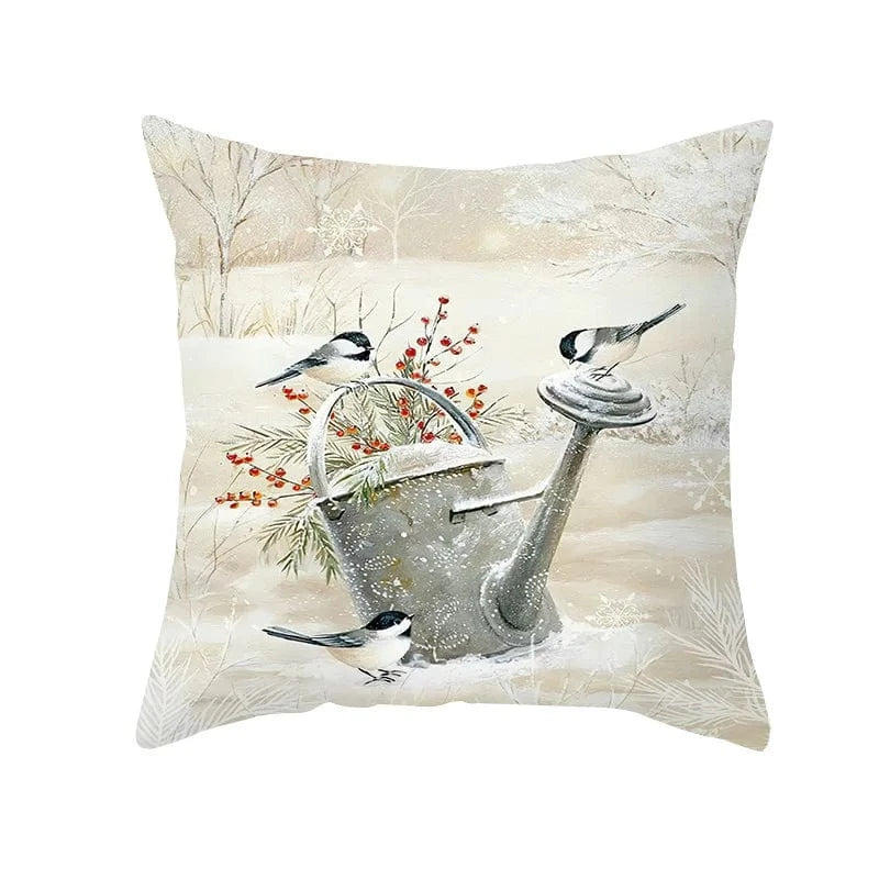 018 / 50x50cm only cover housses de coussin de noel