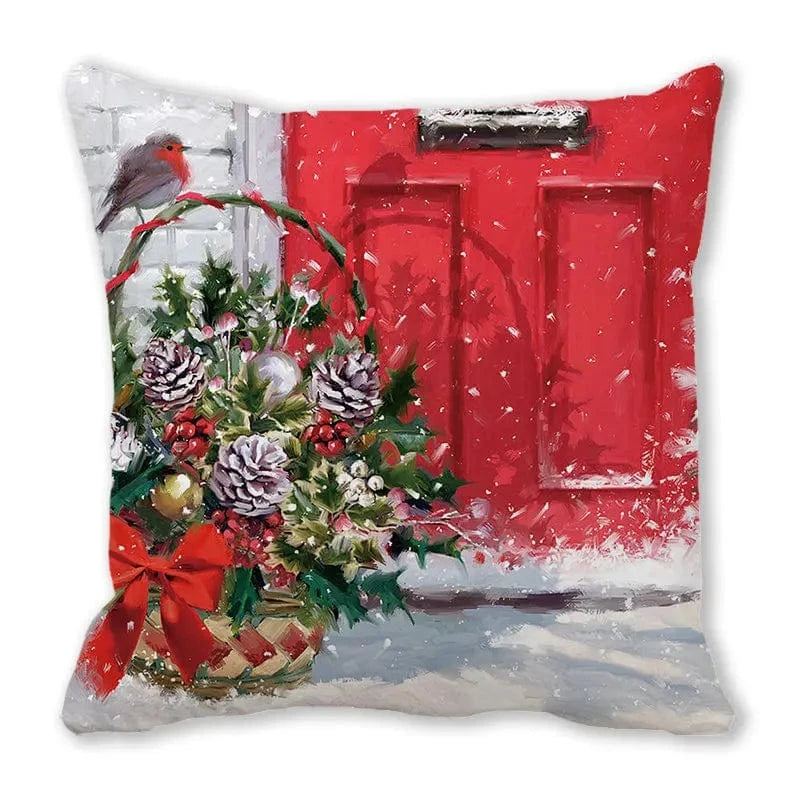 043 / 50x50cm only cover housses de coussin de noel