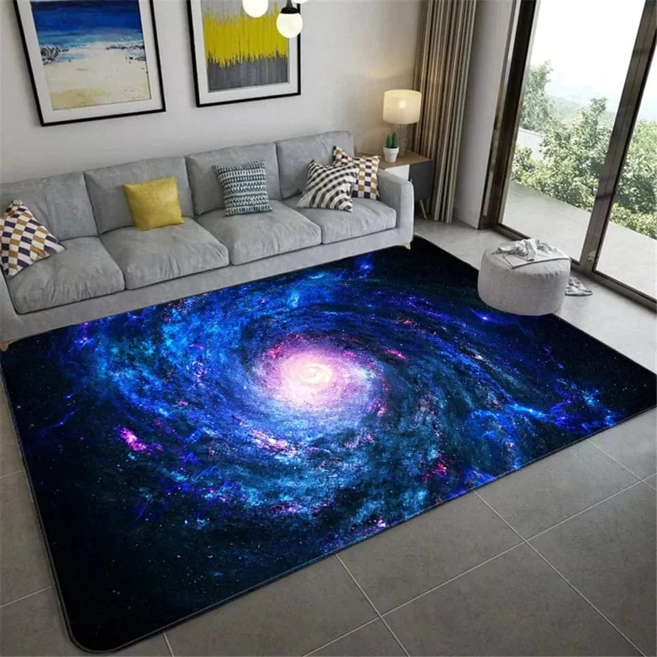 1 / 120x160cm tapis univers hubble