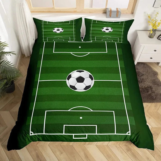 1 / 200x200cm 3pcs parure de lit football