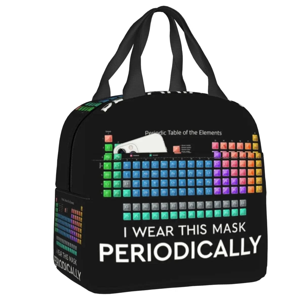 1 / 22x20x10cm 9x8x4in lunch bag chimie