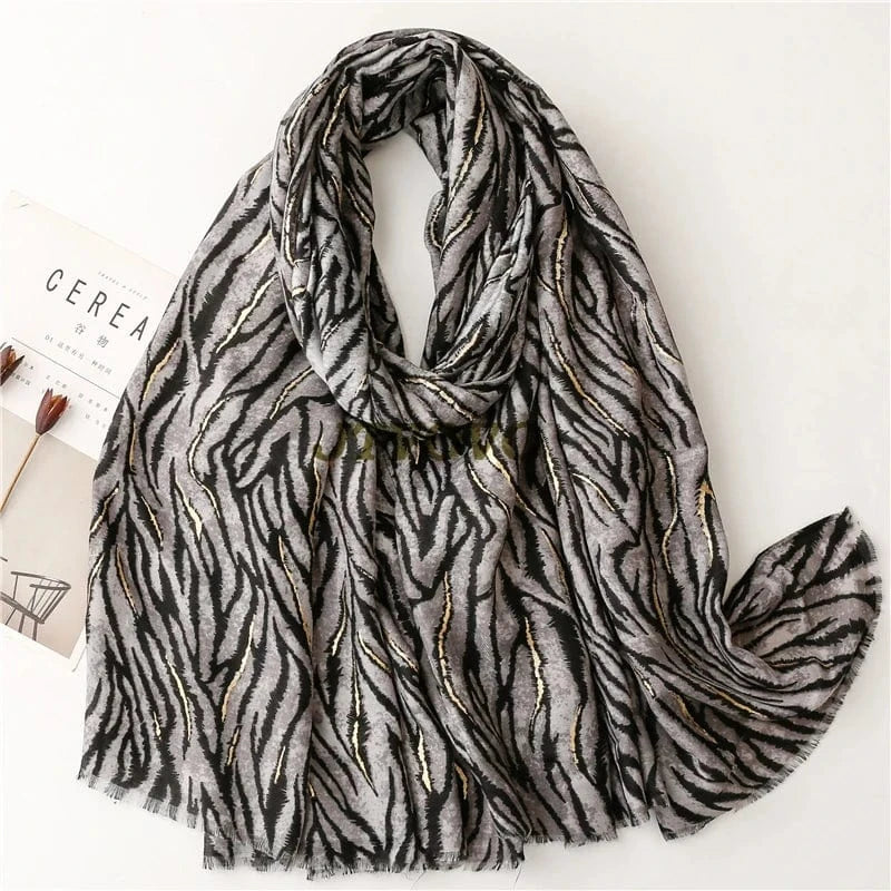 1 foulard léopard