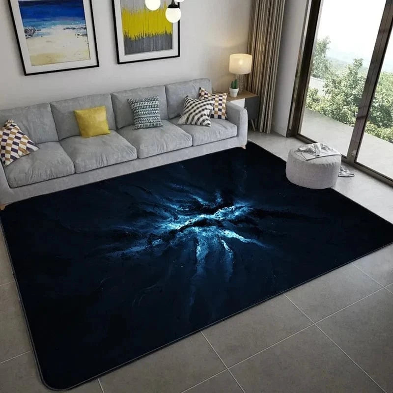 10 / 120x160cm tapis univers hubble