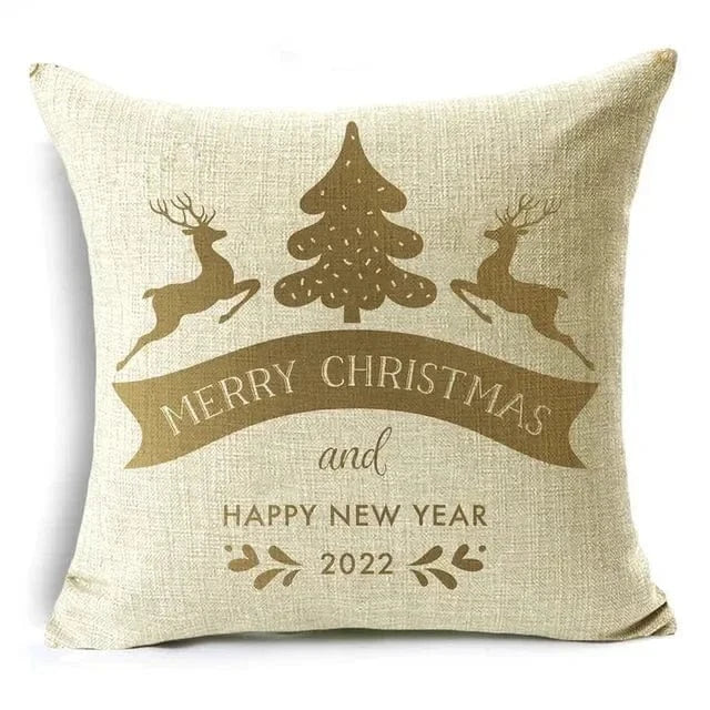 10 / 45x45cm housse de coussins noel
