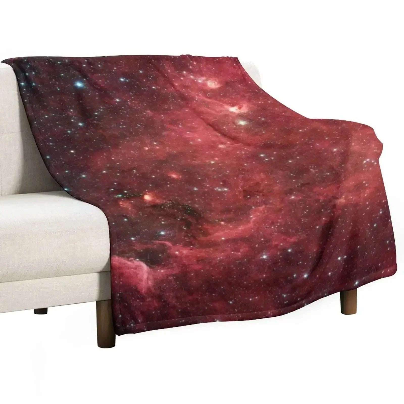 102x76cm plaid nébuleuse