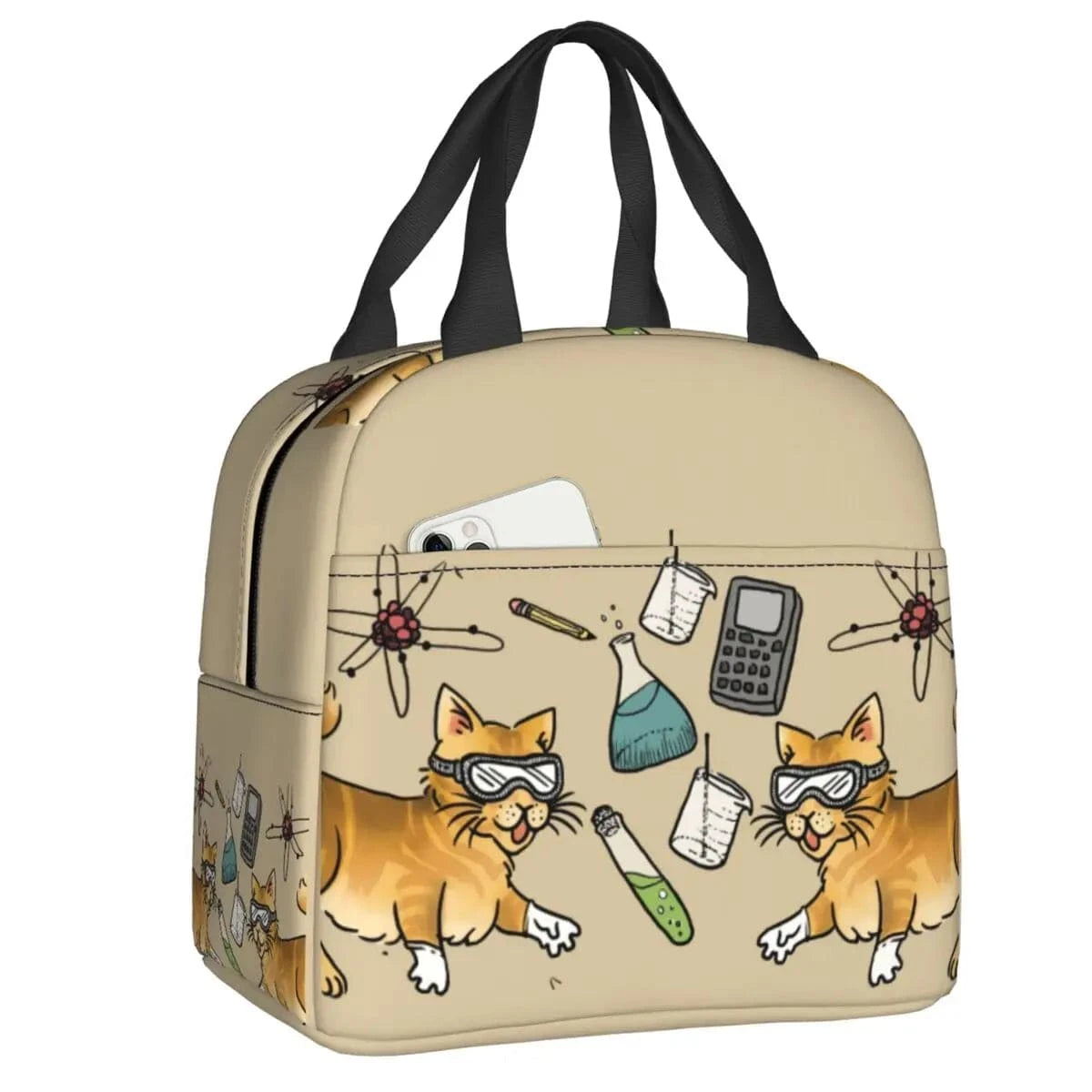 14 / 22x20x10cm 9x8x4in lunch bag chimie
