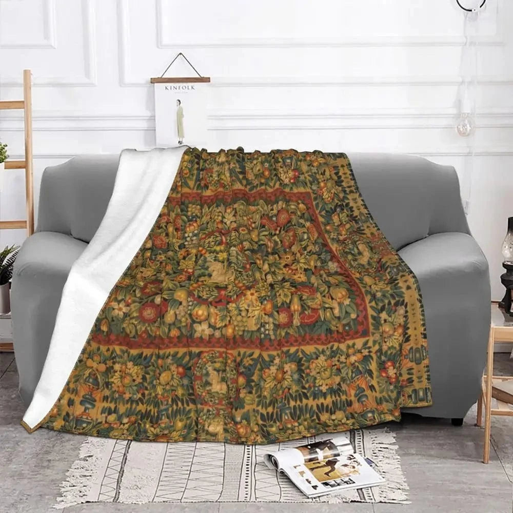 150x125cm plaid médieval