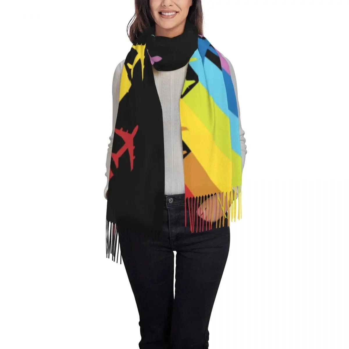 16 / 72x197cm écharpes aviation