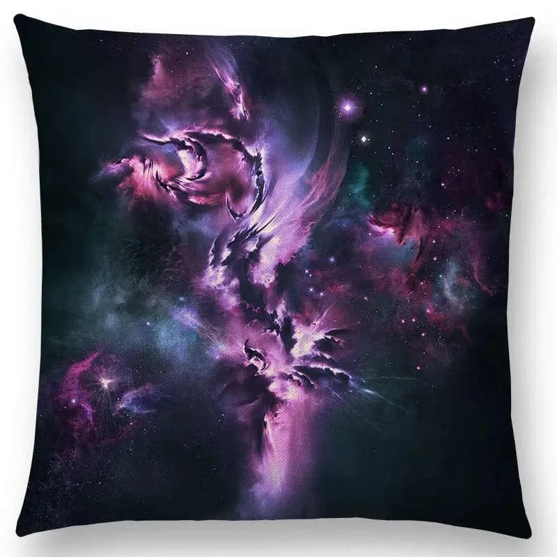 21 / 450mm*450mm housse de coussin galaxie