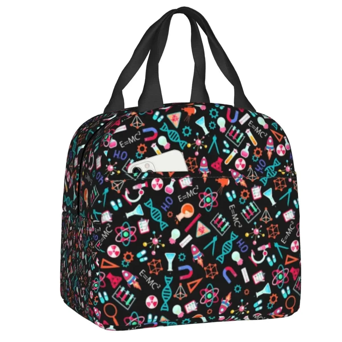 3 / 22x20x10cm 9x8x4in lunch bag chimie