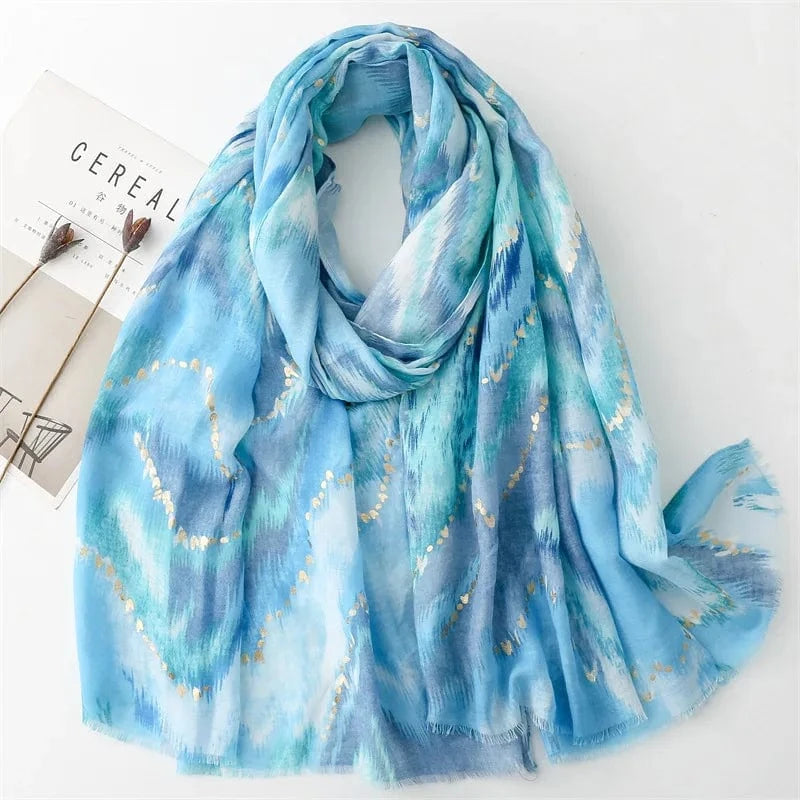 3 foulard "vague"