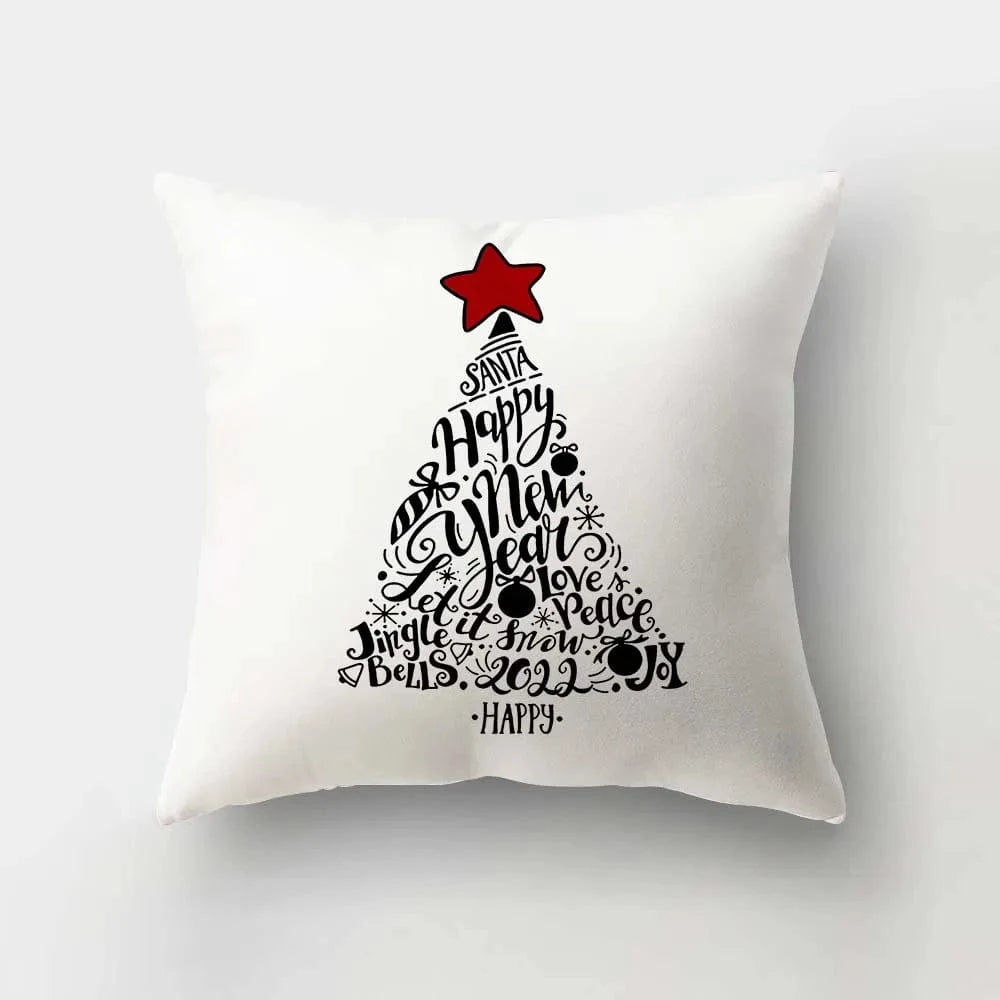 34 housses de coussins de noel