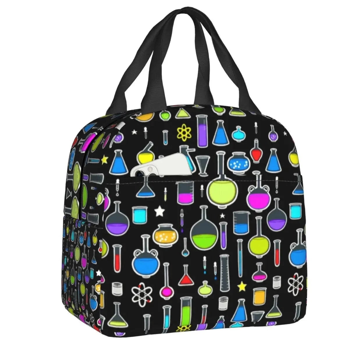 4 / 22x20x10cm 9x8x4in lunch bag chimie