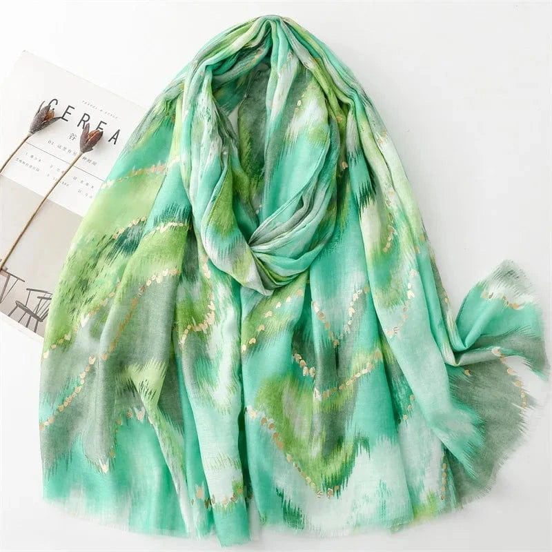 4 foulard "vague"