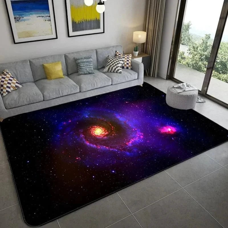 5 / 120x160cm tapis univers hubble