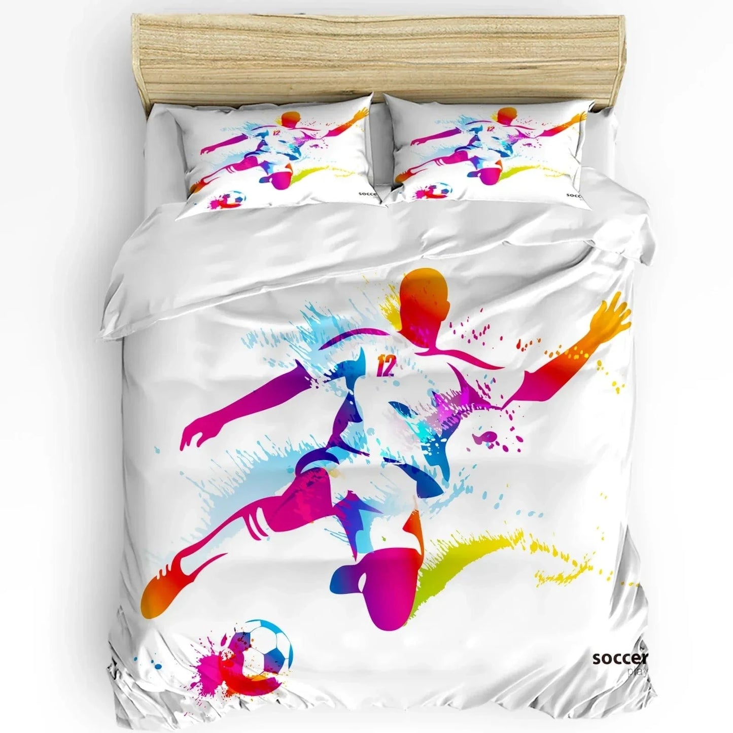 5 / 180x210cm(50x75cmx2) parure de lit foot