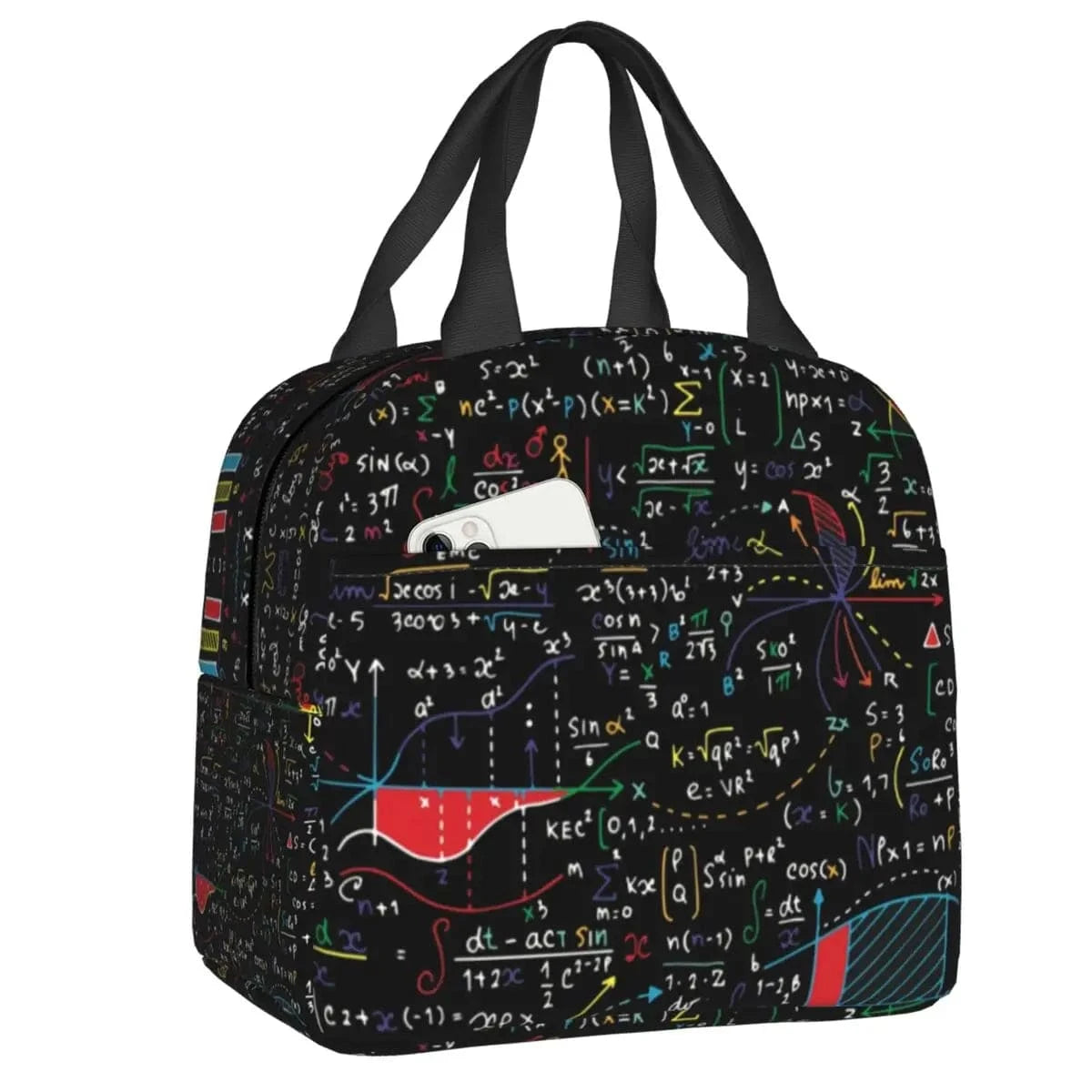5 / 22x20x10cm 9x8x4in lunch bag chimie