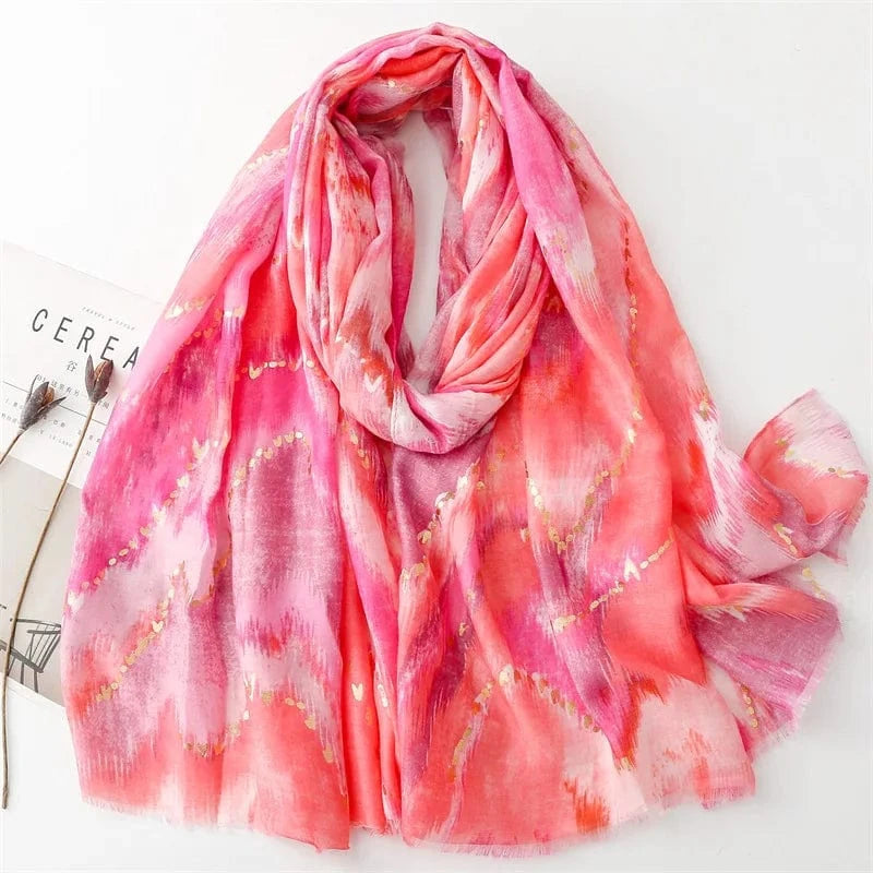 5 foulard "vague"