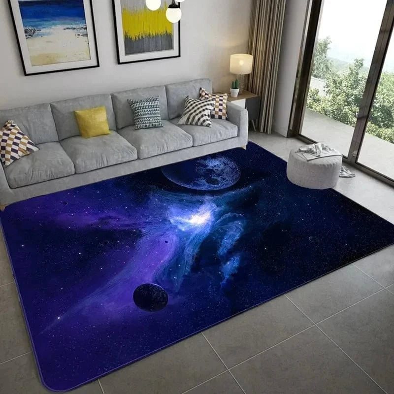 6 / 120x160cm tapis univers hubble