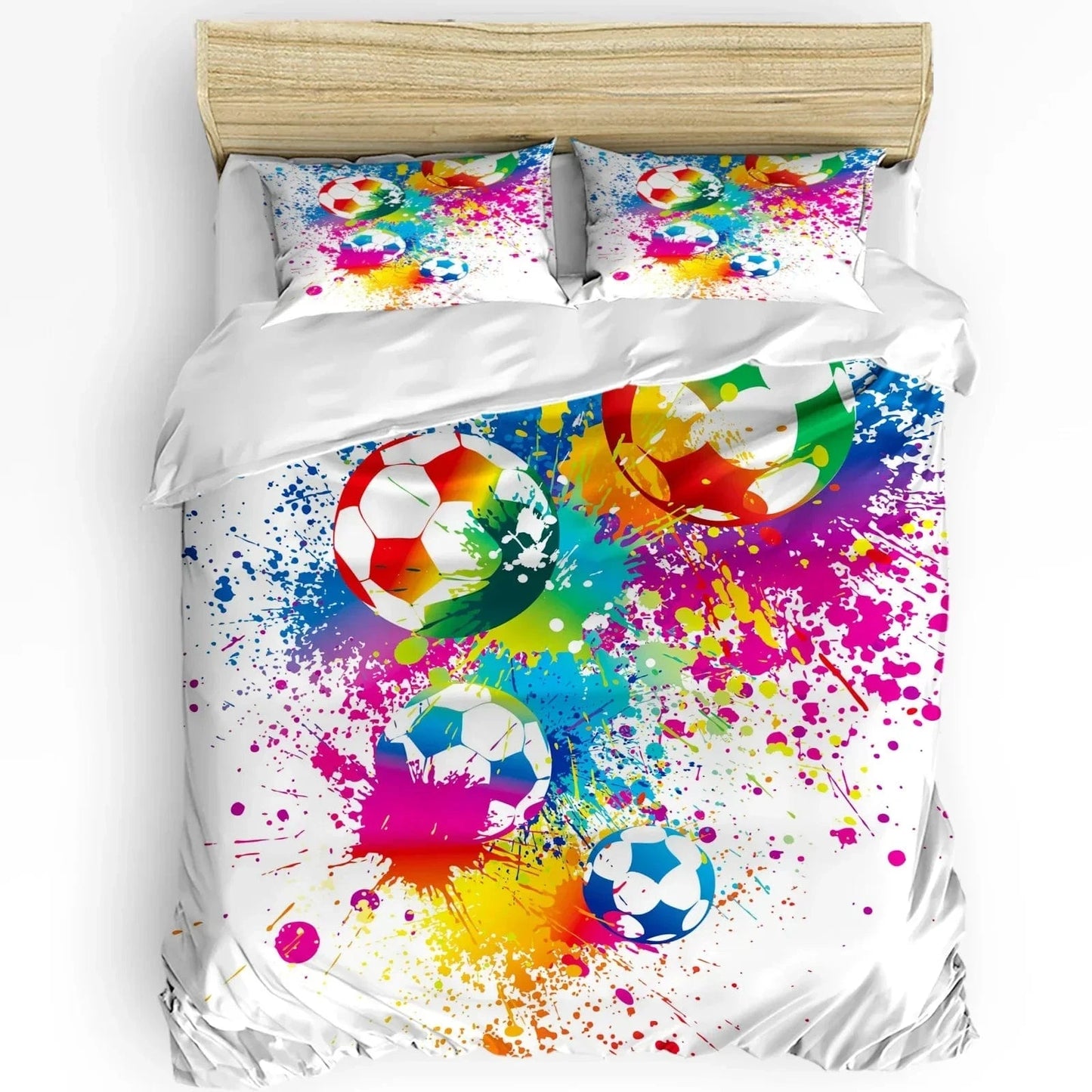 6 / 180x210cm(50x75cmx2) parure de lit foot