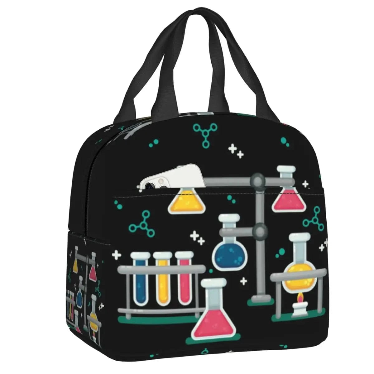 6 / 22x20x10cm 9x8x4in lunch bag chimie
