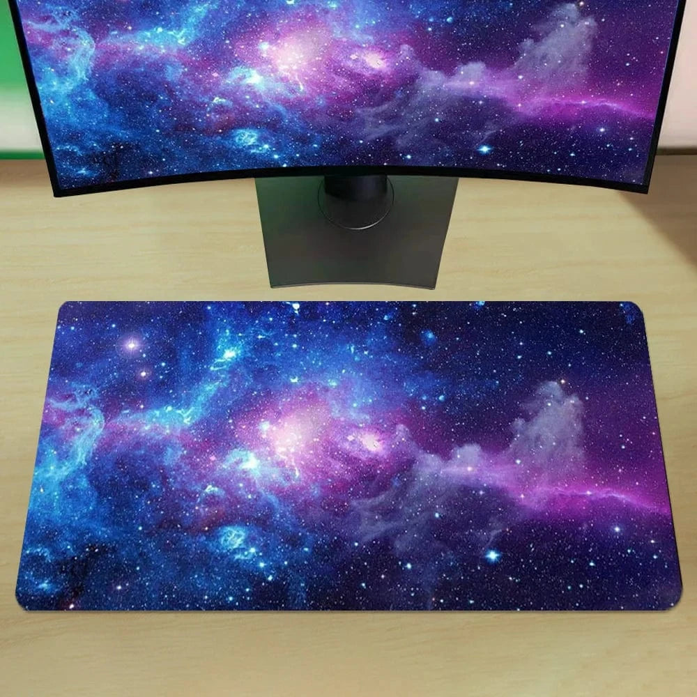 60x30 cm Large Mouse Pad Purple Galaxy