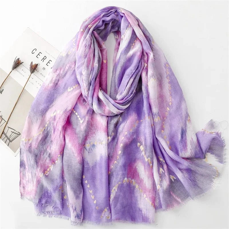 7 foulard "vague"