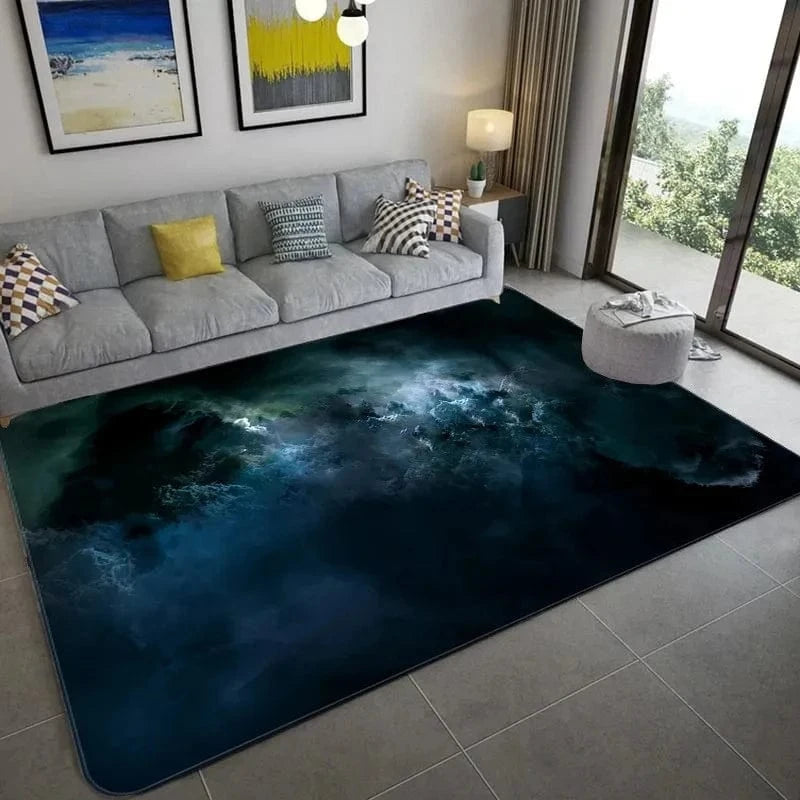 9 / 120x160cm tapis univers hubble