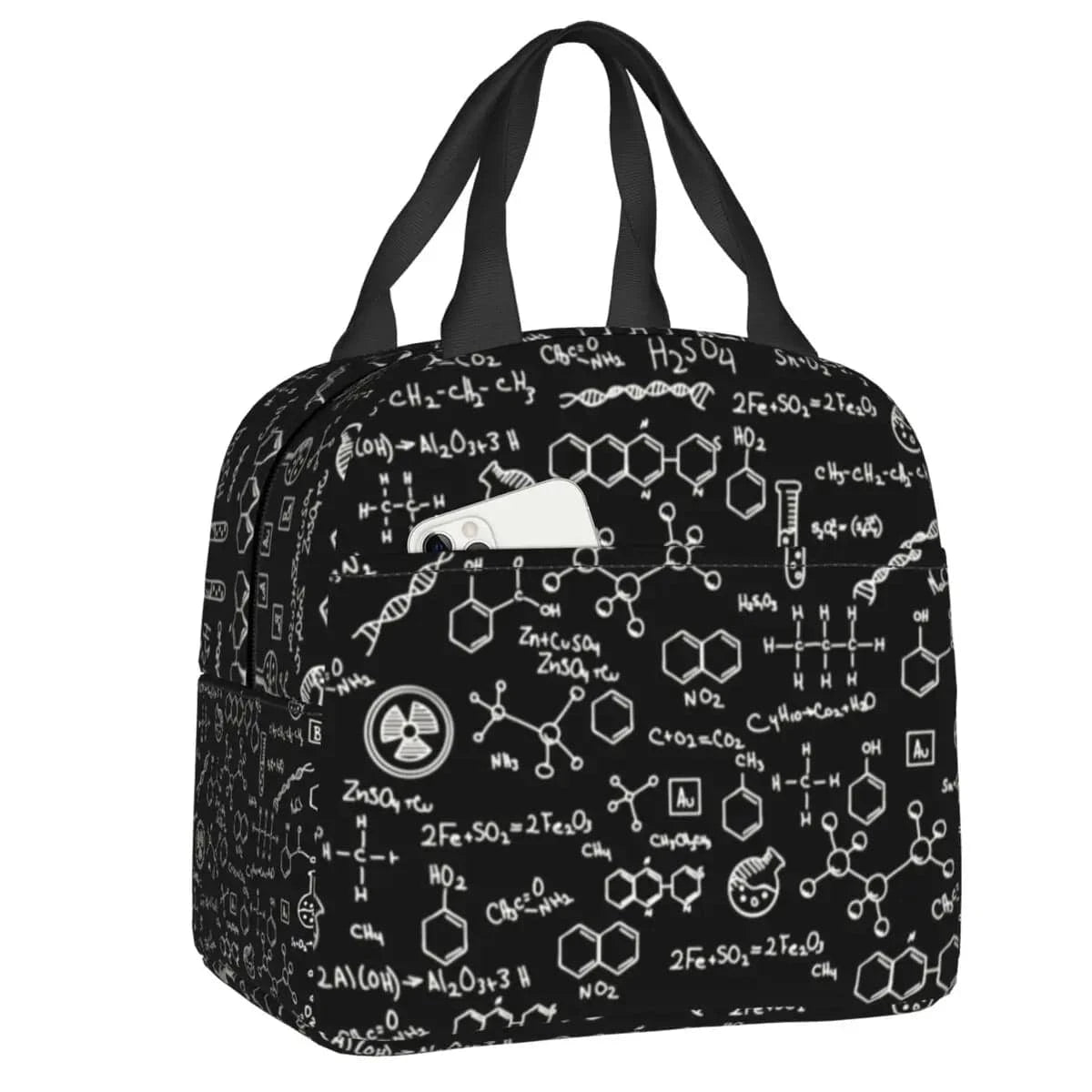 9 / 22x20x10cm 9x8x4in lunch bag chimie