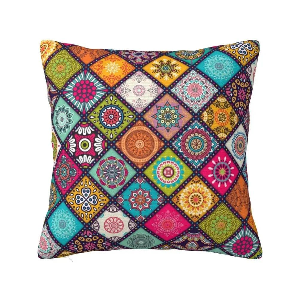 housse de coussin mandala