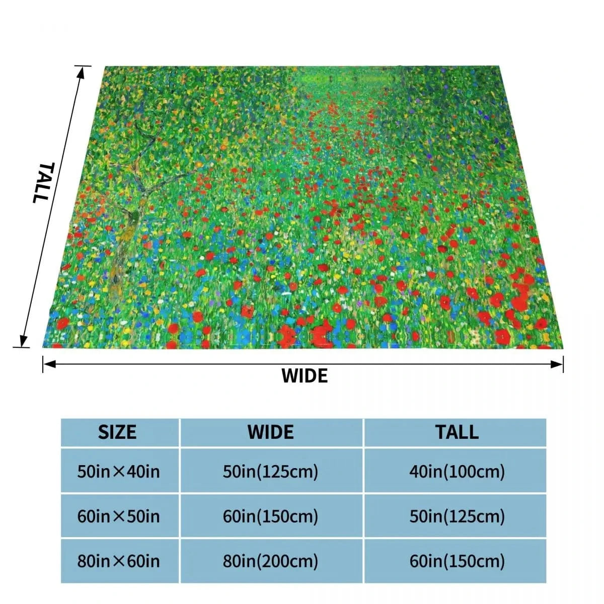 as the picture shows 11 / 150x125cm plaid KLIMT