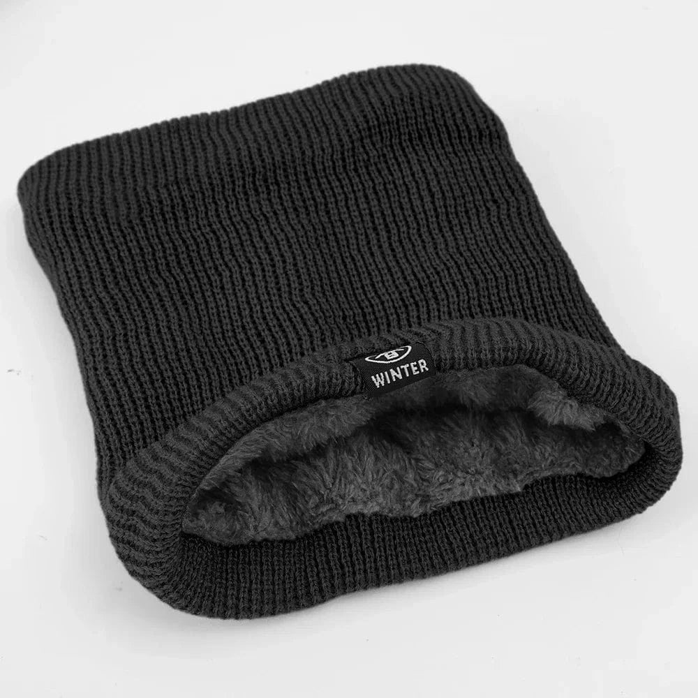 Black / One Size cache cou en laine