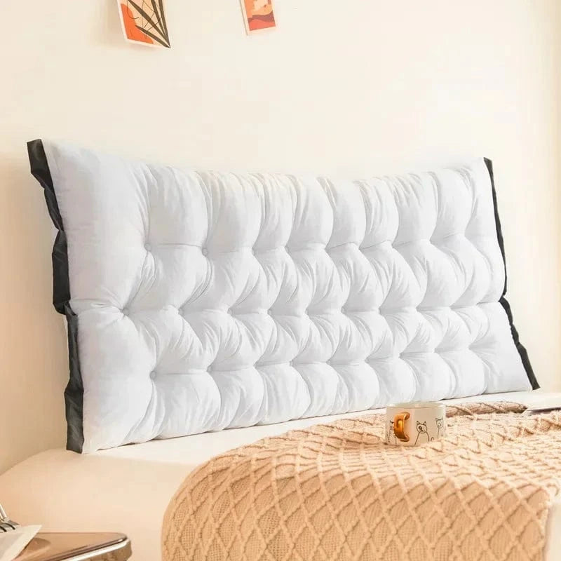 blanc / 100x50cm coussin en tête de lit