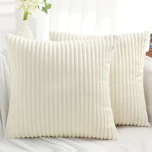 blanc cassé-1pcs / 12x20in(30x50cm) housses de coussin velours