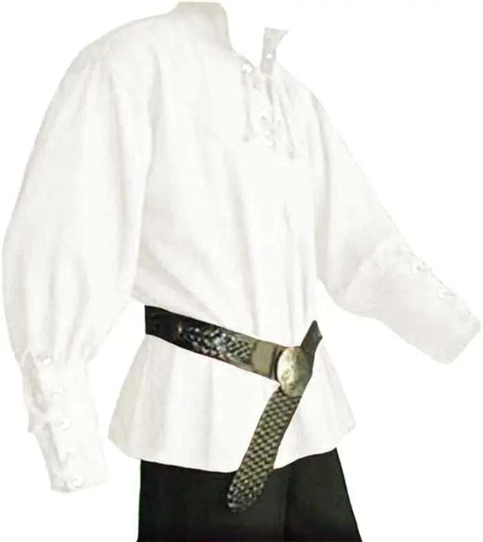blanc / M Chemise médiéval 2