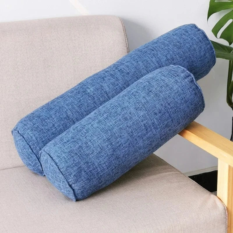 bleu / 15x15x40cm traversin coussin