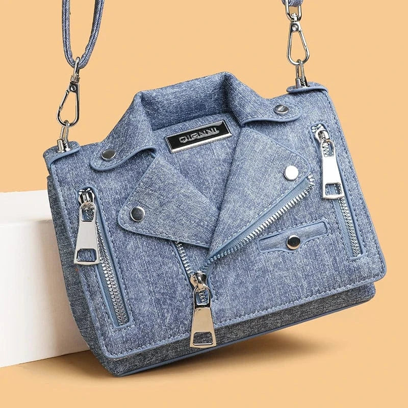bleu / 22cm 11cm 19cm sac design