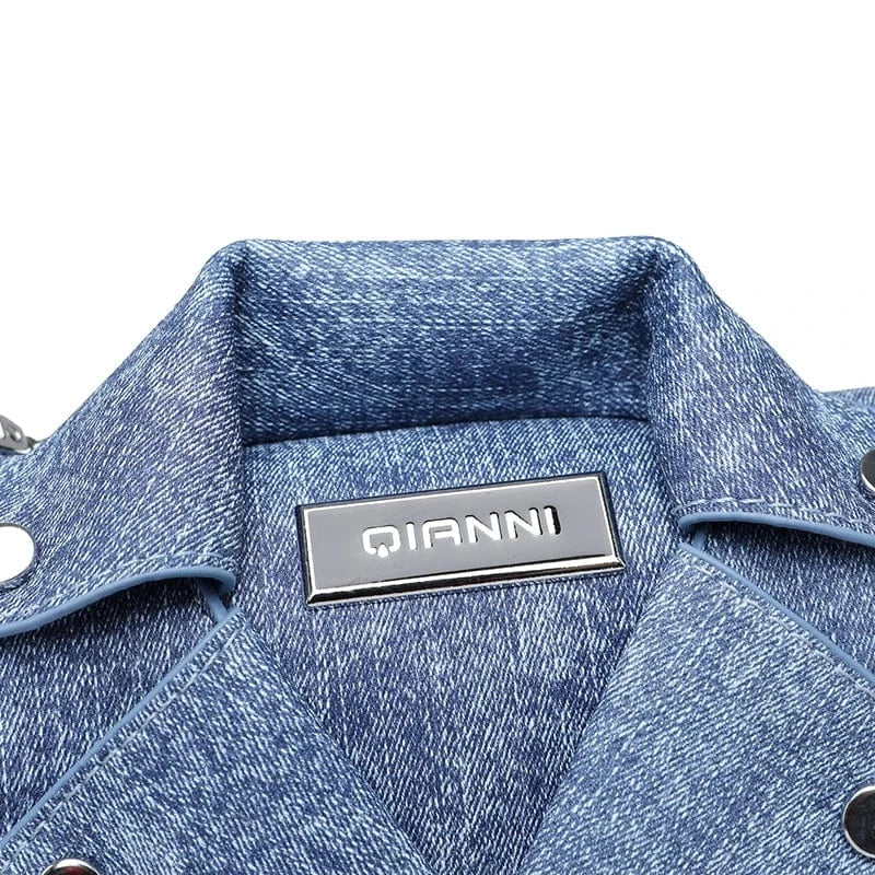 bleu / 22cm 11cm 19cm sac design