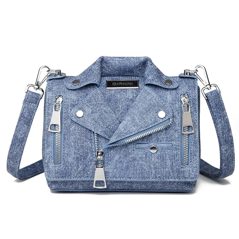 bleu / 22cm 11cm 19cm sac design