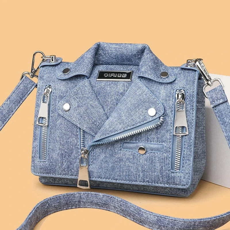 bleu / 22cm 11cm 19cm sac design
