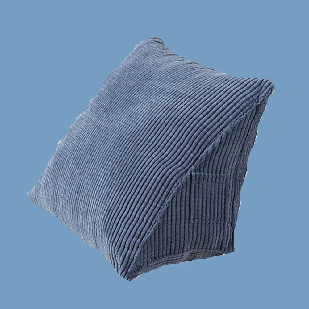 bleu / 40X36X20 coussin de lecture de lit