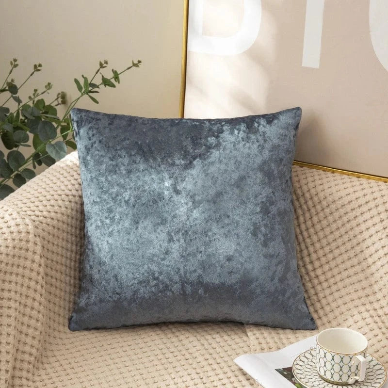 bleu / 40X40 taies d'oreiller