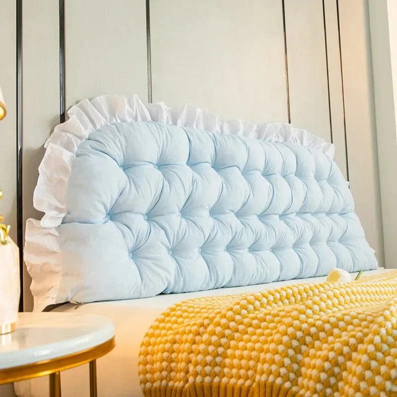 bleu / 50x150CM coussin de tete de lit