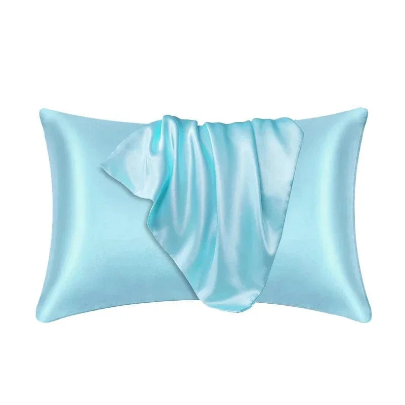 bleu ciel / 51cmx66cm taie d'oreiller