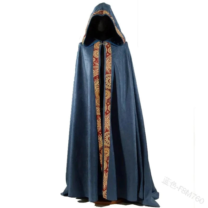 bleu ciel / XXL cape médiévale