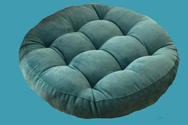 bleu océan / Round 55cm coussin de sol rond