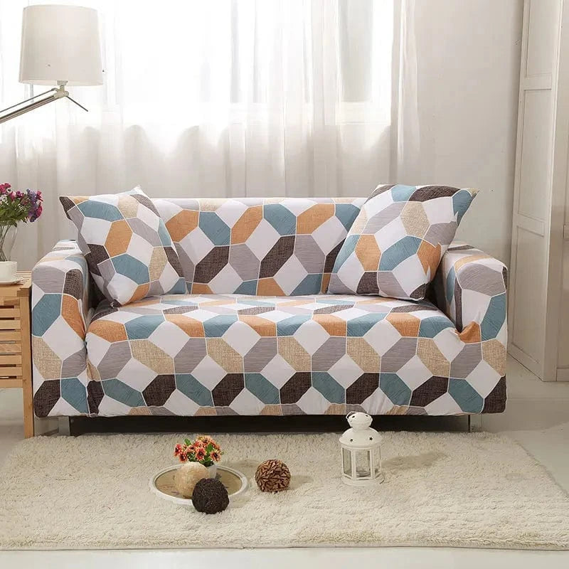 Color 13 / housse de coussin 2pcs housse de canapé extensible