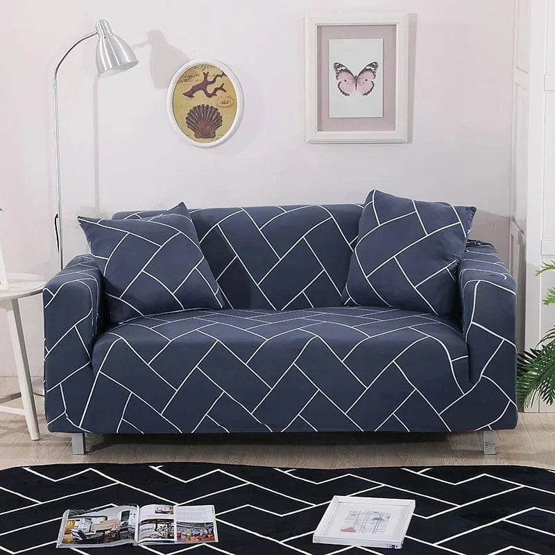 Color 14 / housse de coussin 2pcs housse de canapé extensible