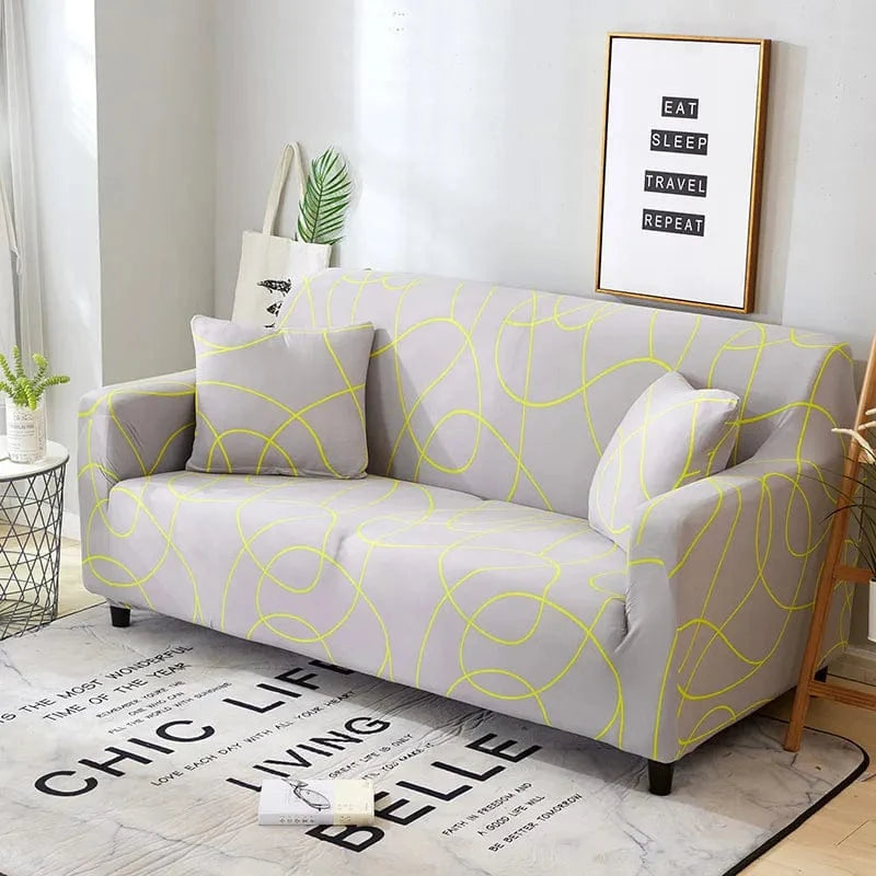 Color 16 / housse de coussin 2pcs housse de canapé extensible
